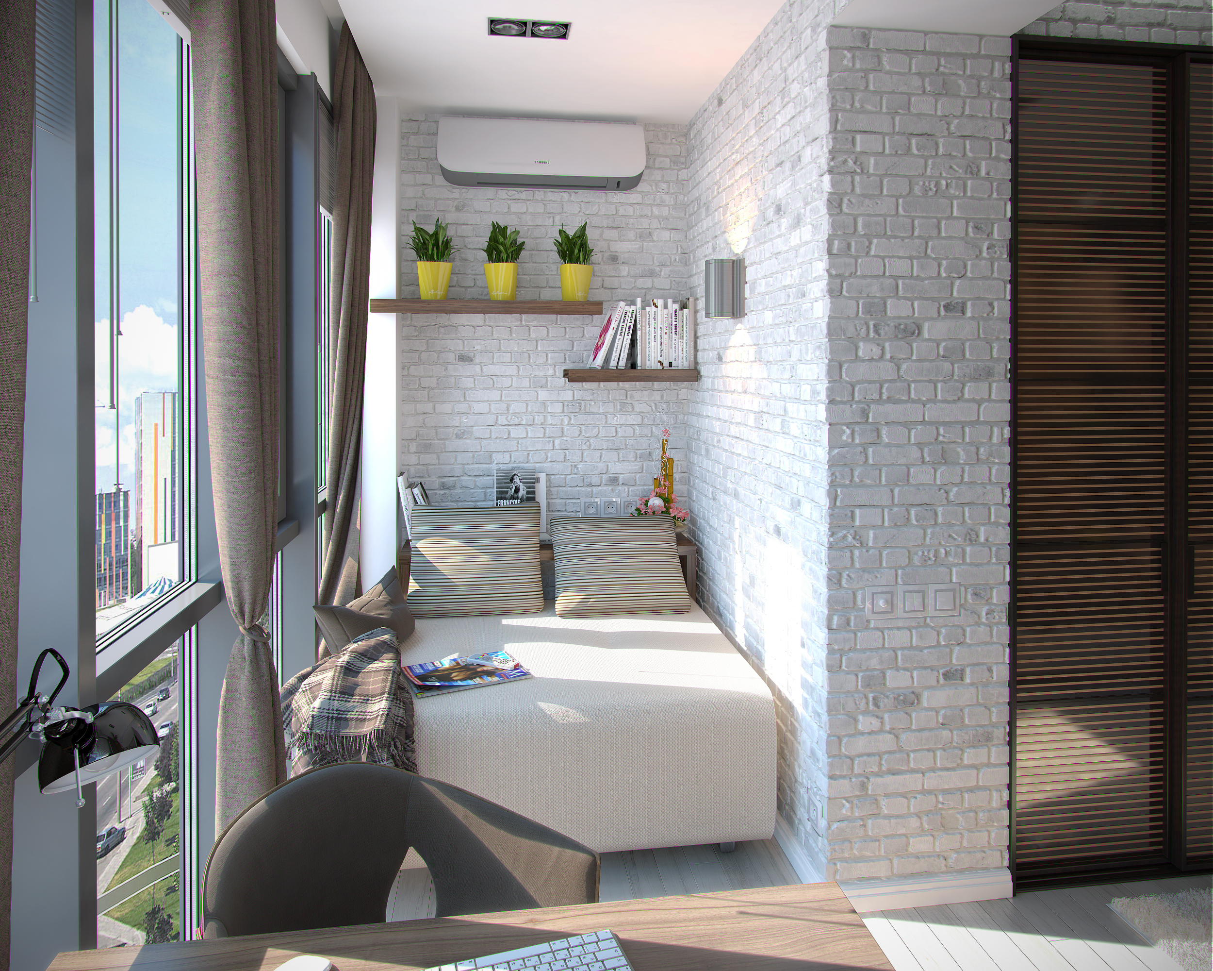 extend living room into balcony