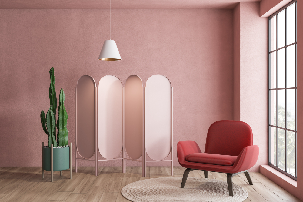Everything in This Monochromatic House Is Painted Pink