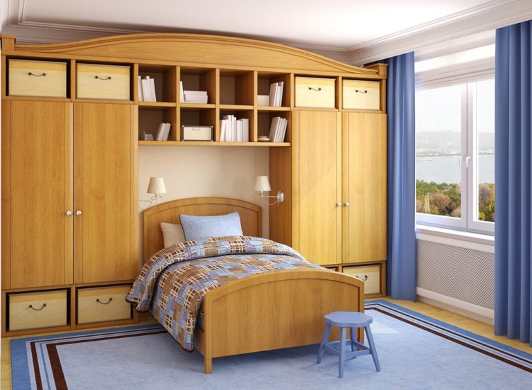 Wardrobe Design For Small Bedroom HomeLane Blog   Shutterstock 273962423 768x563 