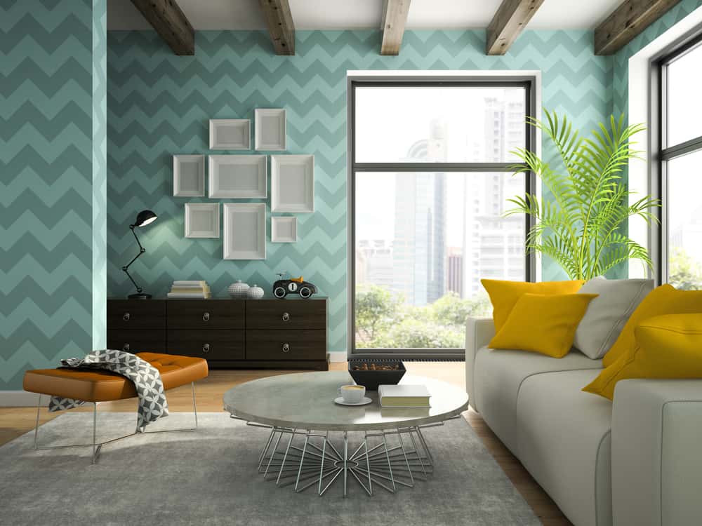 Stunning Wallpaper Ideas for Your Living Room - HomeLane Blog