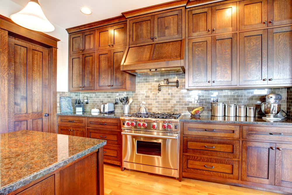 wooden kitchen design 2024