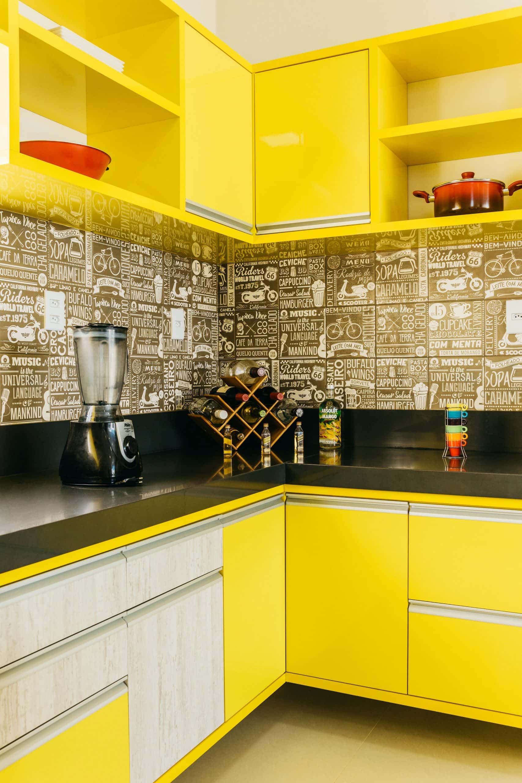 unique modern kitchen wall decoration