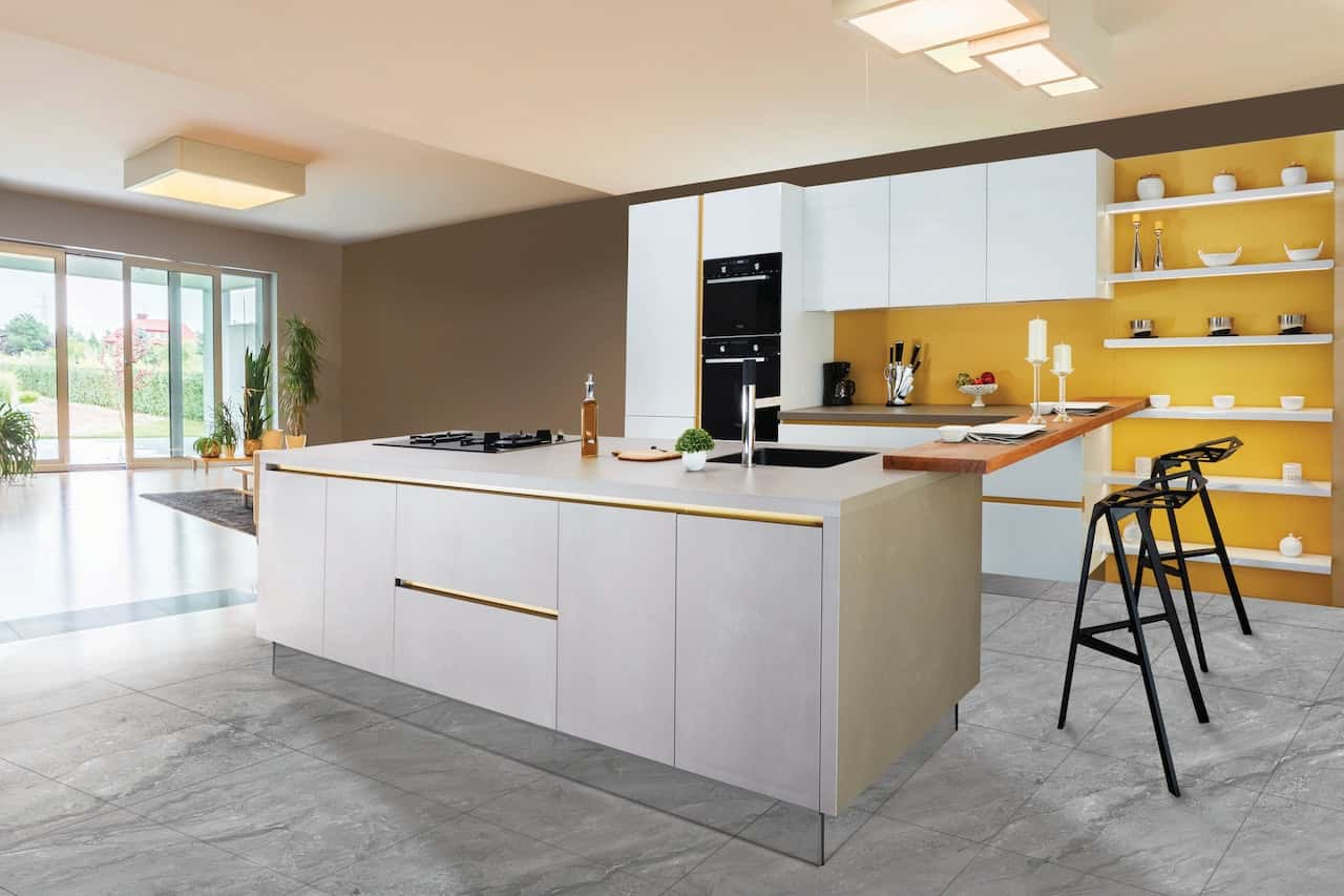 accentuate kitchen gola profile with colours