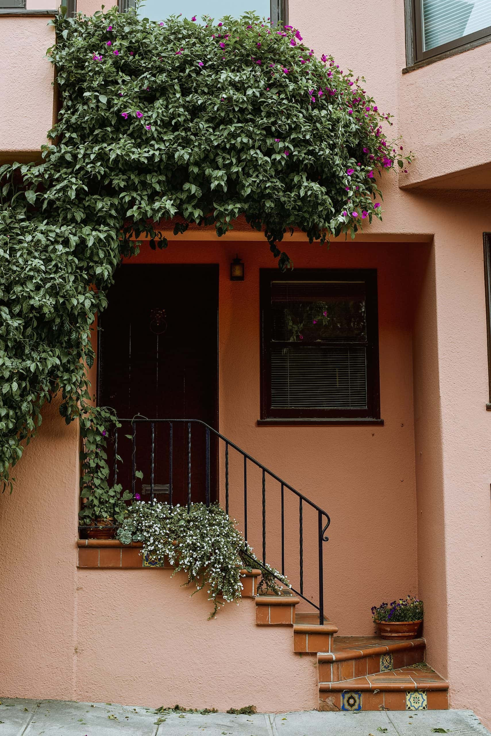 Vintage Home Entrance Front Stairs