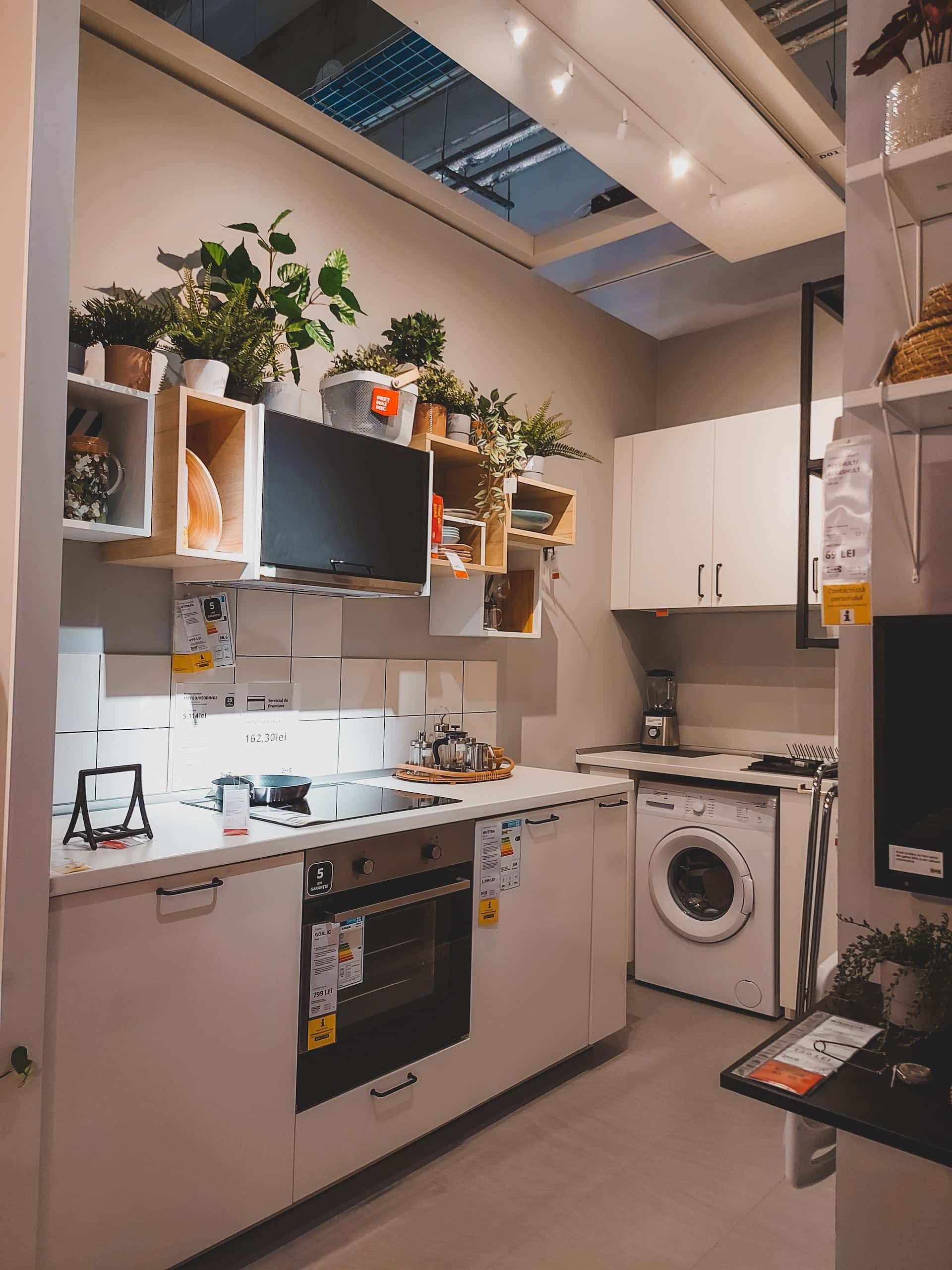 Converting the kitchen into a utility room